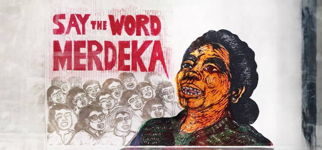 Say the word Merdeka, an exhibition by Yati Kaprawi in collaboration with Rusaslina Idrus